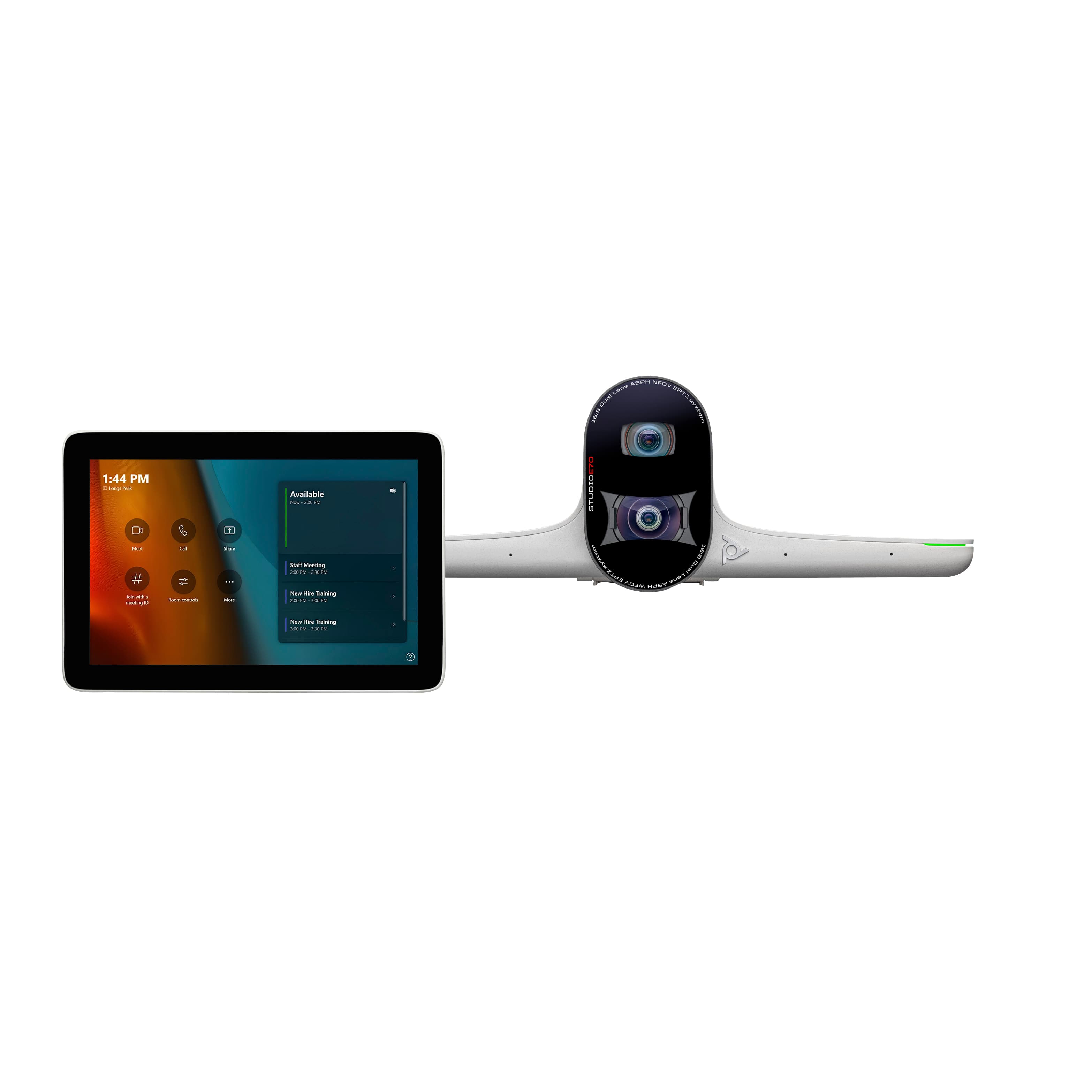 Poly Studio Large Room Kit for MS Teams: Studio E70 Smart Camera withGC8 (ABB)